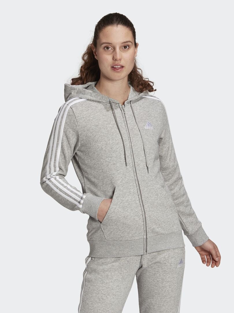 tint Agrarisch Geliefde Adidas-hoodie met rits - GRIJS - Kiabi - 65.00€