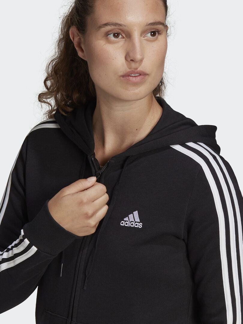 semester Portiek manipuleren Adidas-hoodie met rits - ZWART - Kiabi - 65.00€