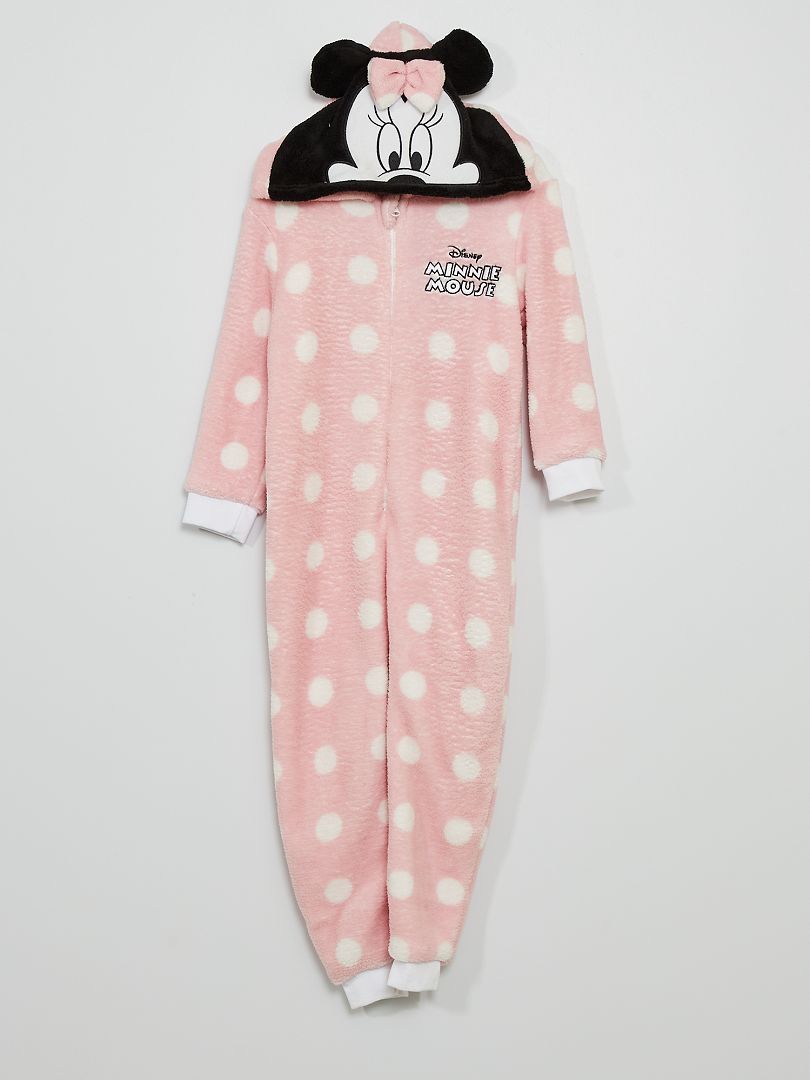 deelnemer Hamburger Economie Fleece pyjamapakje met capuchon 'Minnie' - lichtroze - Kiabi - 18.00€