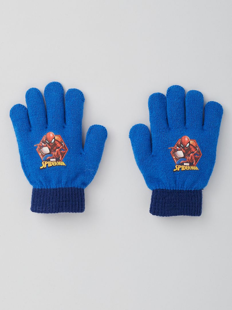 Set gants Spider-man Marvel Couleur Bleu