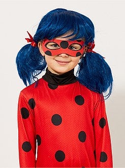 Anniversaire Enfant Perruques Miraculous™ : Ladybug Bleu - Vegaooparty