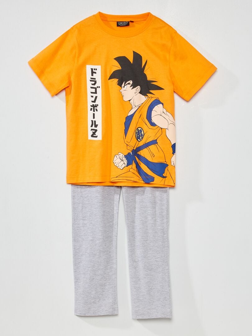 Pyjamas Enfant Dragon Ball Z Goku T-Shirt et Pantalons Coton