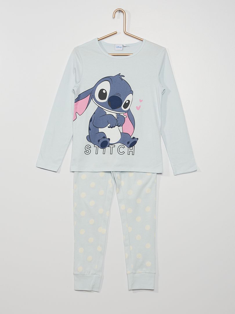 DISNEY Pyjama Fille Stitch Ensemble de Pyjama Fille Vêtements de Nuit  Enfant Ado Stitch Accessoire Officiel 7-14 Ans (Bleu, 7-8 Ans) : :  Mode
