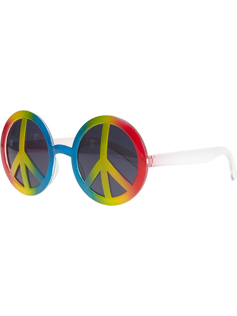 Regelen Omgaan met Onvervangbaar Ronde bril van plastic 'peace and love' - meerkleurig - Kiabi - 3.00€