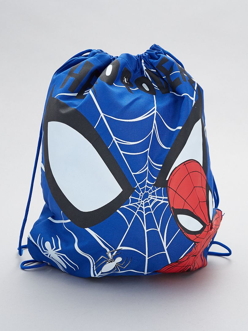 Sac à dos en toile 'Spider-Man' - bleu - Kiabi - 5.00€