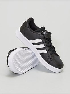 Feodaal Gevoel van schuld versterking Sneakers met elastische veters - Adidas Grand Court C - ZWART - Kiabi -  35.00€