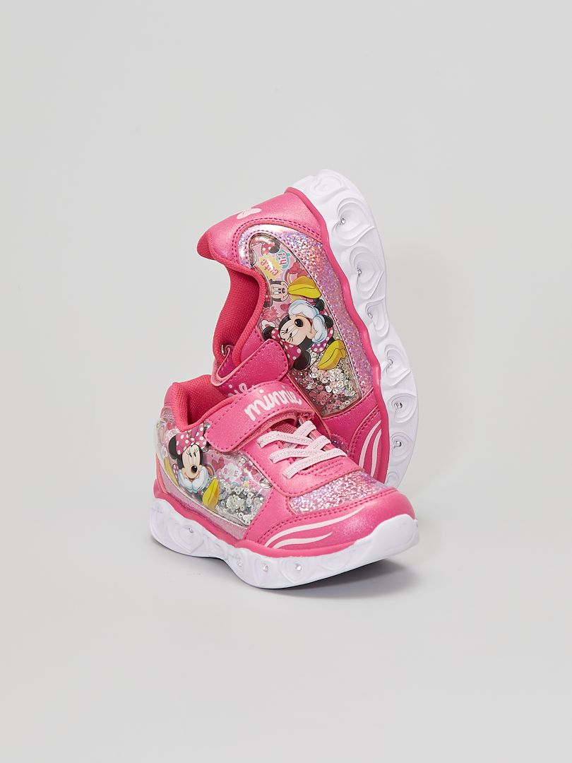 nachtmerrie Pakistaans bodem Sneakers met lichtgevende zool 'Minnie' - PAARS - Kiabi - 27.00€