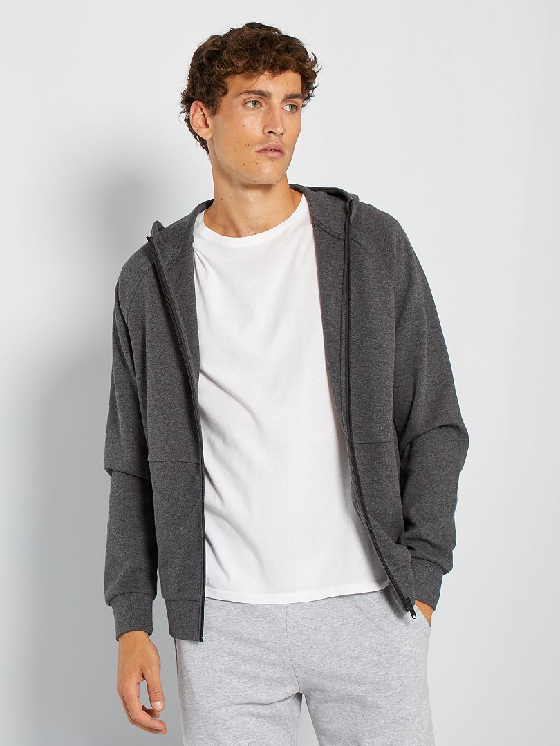 hoodie gris foncé