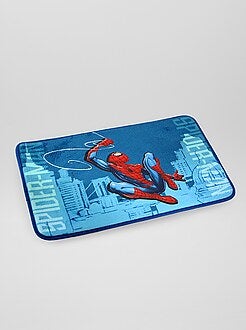 Tapis 'Spider-Man' - Bleu - Taille TU - Polyester - Eté - KIABI