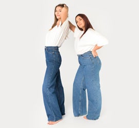Dames Wide-leg jeans