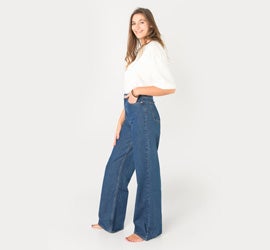 Dames Wide-leg jeans