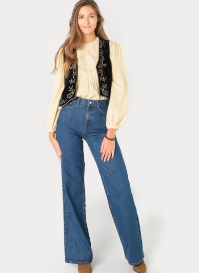 Wide-leg jeans