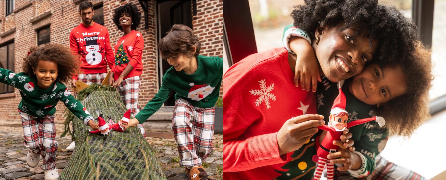 Les pulls de Noël pour toute la famille