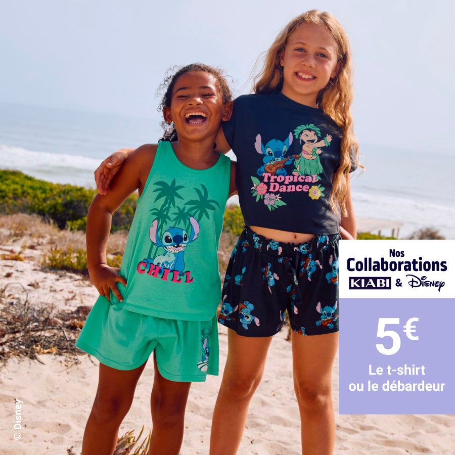 🌴 Stitch débarque chez Kiabi !