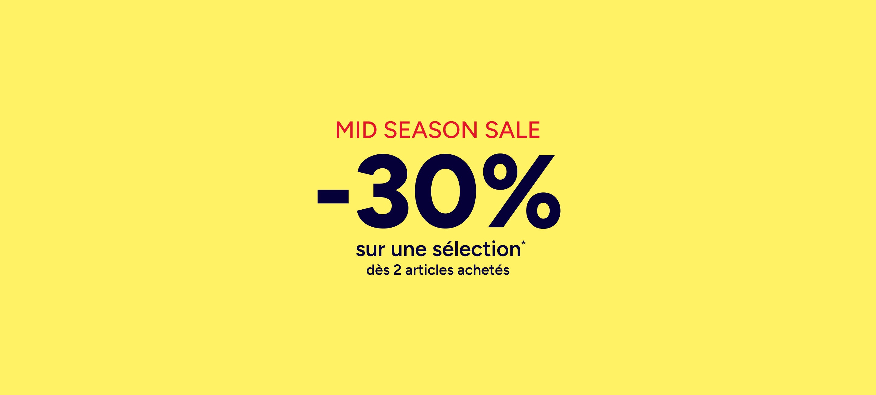 -30% sur une sélection